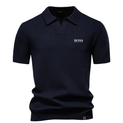 Raffinata polo casual in maglia