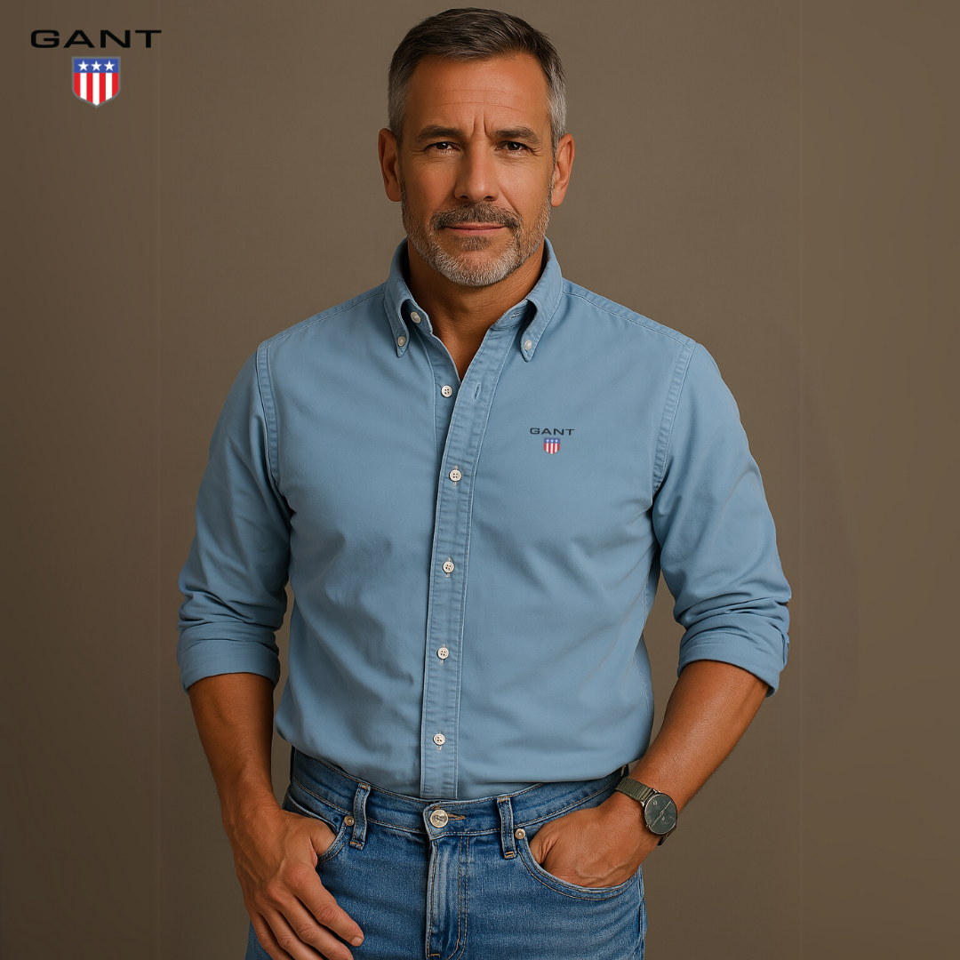 Camicia casual a maniche lunghe da uomo