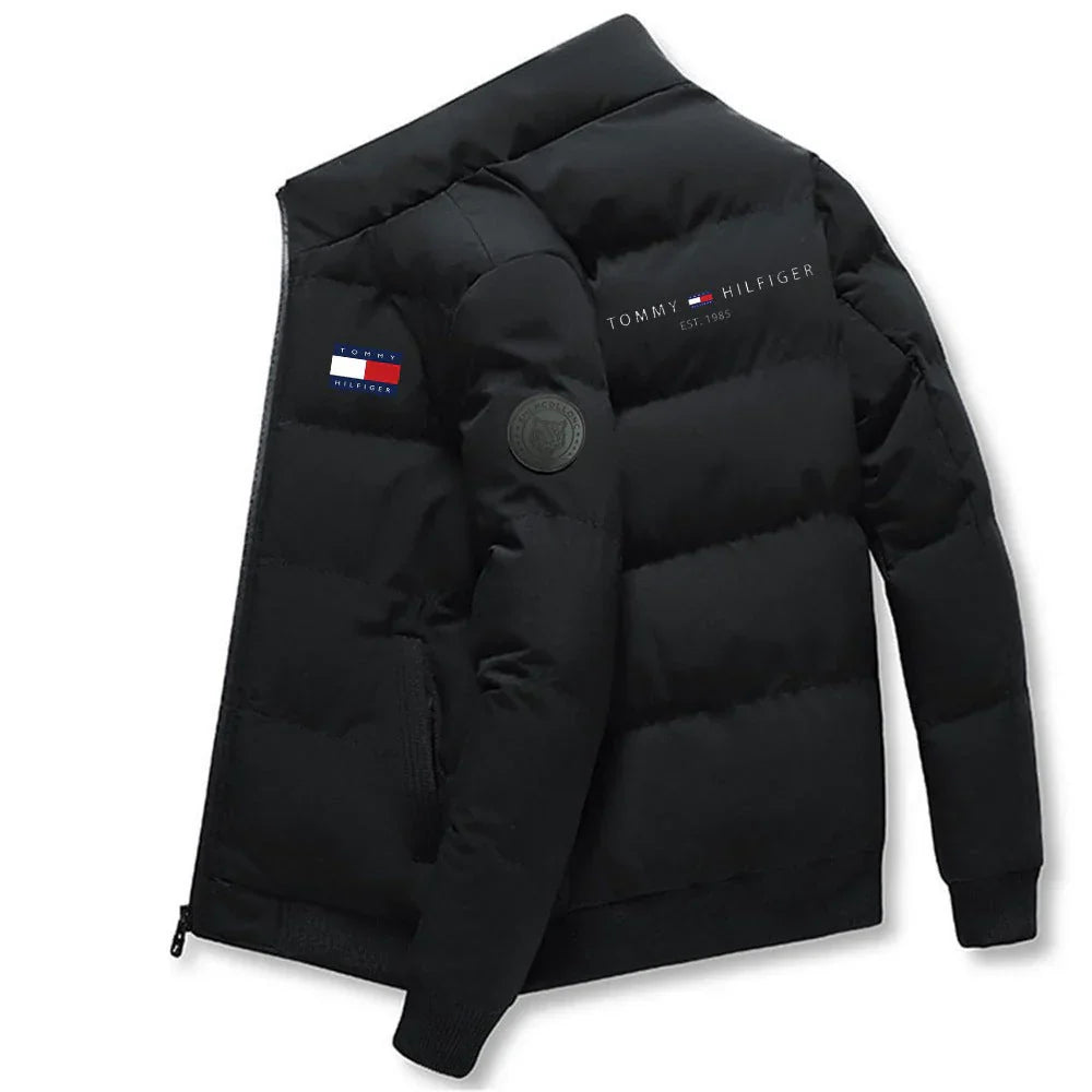 Elegante giacca puffer senza cappuccio