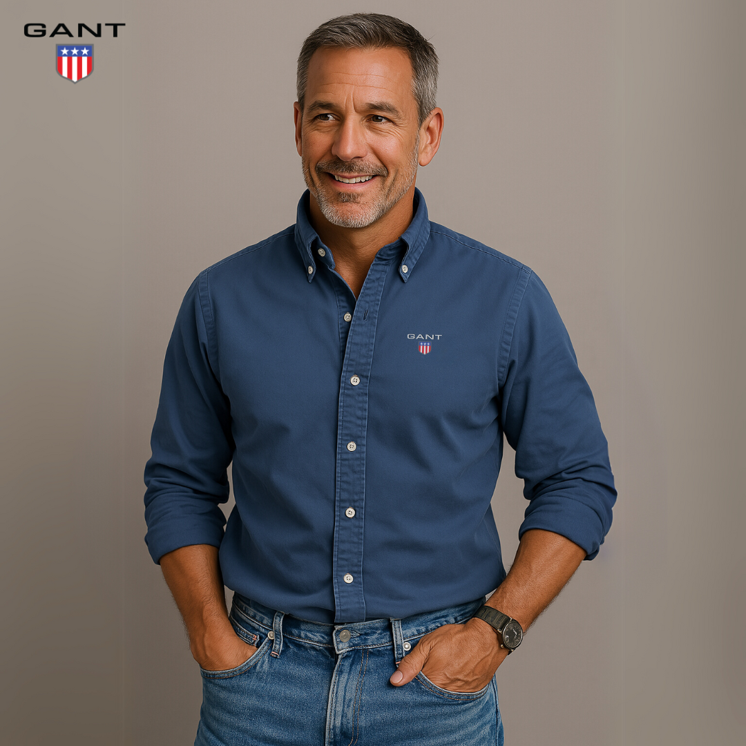 Camicia casual a maniche lunghe da uomo