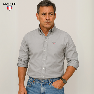 Camicia casual a maniche lunghe da uomo