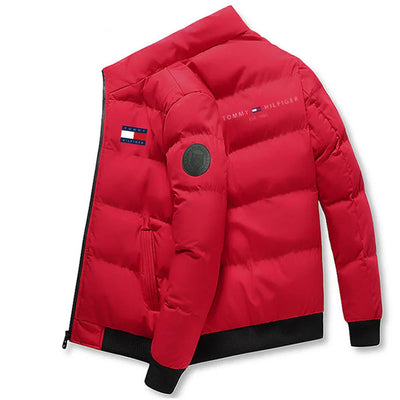 Elegante giacca puffer senza cappuccio